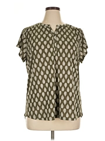 Liz Claiborne Short Sleeve Blouse (view 1)