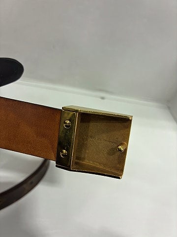 Louis Vuitton Monogram Canvas Square Belt  (view 2)