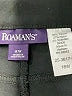 Roaman's Solid Black Casual Pants Size 18 - photo 4