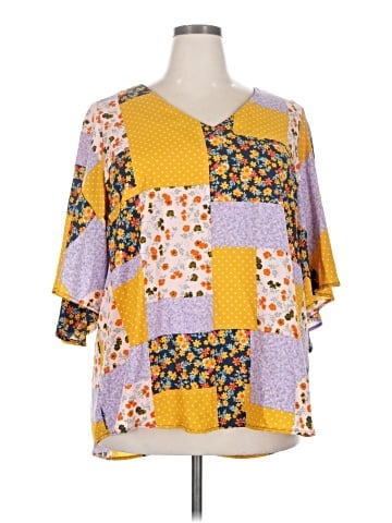 Andree by UNIT 3/4 Sleeve Blouse (view 1)
