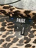 Paige Animal Print Brown Long Sleeve Blouse Size S - photo 7