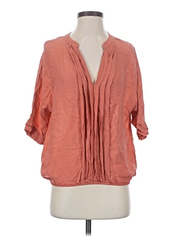 Joie 3/4 Sleeve Silk Top (view 1)