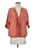 Joie 100% Silk Orange 3/4 Sleeve Silk Top Size S - photo 1