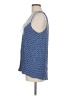 Ellen Tracy Blue Sleeveless Blouse Size M - photo 5