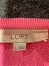 Ann Taylor LOFT 100% Cotton Pink Sweatshirt Size L - photo 7
