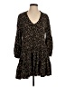 Zara Animal Print Brown Casual Dress Size S - photo 1