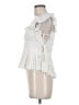 LUCCA 100% Cotton Ivory Sleeveless Blouse Size M - photo 5