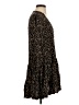 Zara Animal Print Brown Casual Dress Size S - photo 4