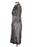 Eliza J Metallic Gray Cocktail Dress Size 4 - photo 5