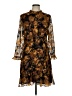 Whistles 100% Polyester Print Brown Cocktail Dress Size 10 - photo 1