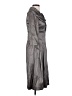 Eliza J Metallic Gray Cocktail Dress Size 4 - photo 4