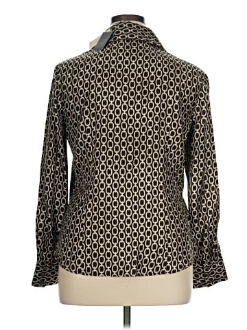 Ann Taylor Long Sleeve Silk Top (view 2)