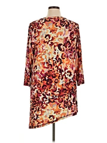 LOGO by Lori Goldstein 3/4 Sleeve Blouse (view 2)
