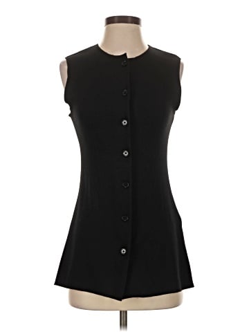 Zara Sleeveless Button-Down Shirt (view 1)