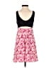 Madison Marcus 100% Silk Print Pink Cocktail Dress Size XS - photo 2