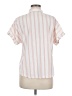 Universal Thread Stripes Pink Short Sleeve Button-Down Shirt Size M - photo 2