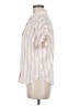 Universal Thread Stripes Pink Short Sleeve Button-Down Shirt Size M - photo 5