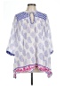 Roberta Roller Rabbit 100% Cotton Blue 3/4 Sleeve Blouse Size L - photo 1
