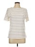 Green Envelope Stripes Ivory Short Sleeve T-Shirt Size L - photo 1
