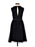 Forever New 100% Silk Stars Black Cocktail Dress Size 6 - photo 2
