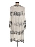 Freeloader 100% Rayon Tie-dye Gray Casual Dress Size S - photo 2