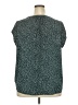 41Hawthorn Polka Dots Teal Short Sleeve Blouse Size 2X - photo 2
