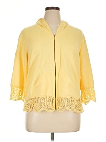 Zenergy by Chico's Zip Up Hoodie (view 1)