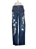 Pilcro Floral Blue Jeans Size 25 waist (tall) - photo 1