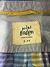Mini Boden 100% Cotton Plaid Blue Long Sleeve Button-Down Shirt Size 3 - 4 - photo 3