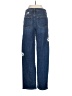 Pilcro Floral Blue Jeans Size 25 waist (tall) - photo 2