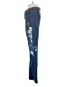 Pilcro Floral Blue Jeans Size 25 waist (tall) - photo 5