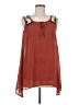 Wrangler Jeans Co 100% Polyester Red Sleeveless Blouse Size M - photo 1