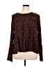 Gap 100% Rayon Brown Long Sleeve Blouse Size XL (tall) - photo 1
