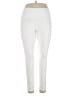 Feathers Solid Ivory Active Pants Size 1X - photo 1