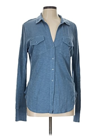 CALVIN KLEIN JEANS Long Sleeve Button-Down Shirt (view 1)