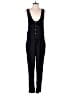 Eliot 100% Rayon Solid Black Jumpsuit Size S - photo 1