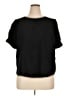 DKNY Black Short Sleeve Blouse Size XL - photo 1