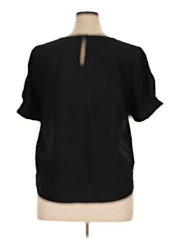 DKNY Short Sleeve Blouse (view 2)