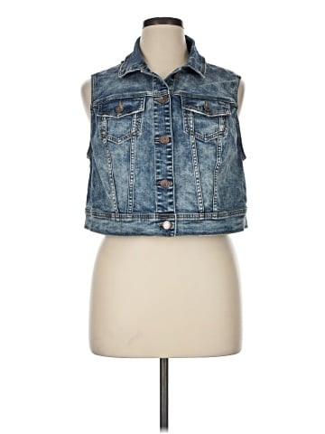 Torrid Denim Vest (view 1)