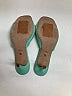 Veronica Beard 100% Leather Teal Sandals Size 7 - photo 4
