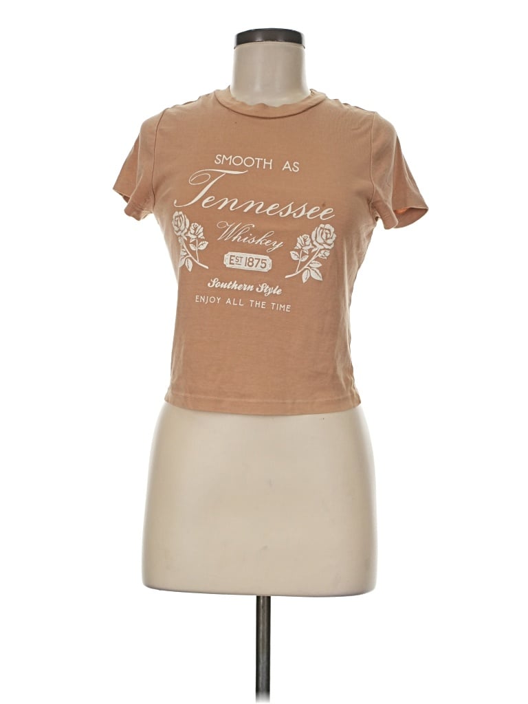 Pre-owned Full Tilt Short Sleeve T-shirt In Brown