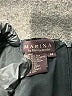Marina 100% Silk Black Short Sleeve Top Size M - photo 7