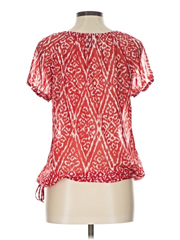 INC International Concepts Short Sleeve Blouse (view 2)