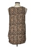 Old Navy Animal Print Brown Tank Top Size L - photo 2