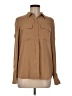 White House Black Market Tan Long Sleeve Blouse Size 6 - photo 1