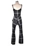 J for Justify Plaid Black Jumpsuit Size S - photo 2