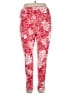 Lularoe Floral Red Leggings Size 1X (Tall & Curvy) - photo 2