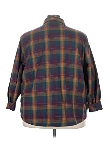 Riders by Lee 3/4 Sleeve Button-Down Shirt (view 2)