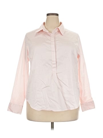 Universal Standard 3/4 Sleeve Button-Down Shirt (view 1)