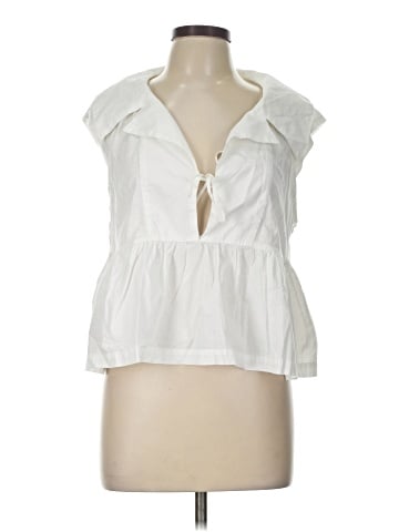 Maeve by Anthropologie Sleeveless Button-Down Shirt (view 1)